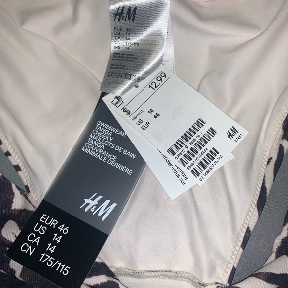 5/$25!!!  Cute Zebra Bikini Bottom from H & M - Picture 9 of 10